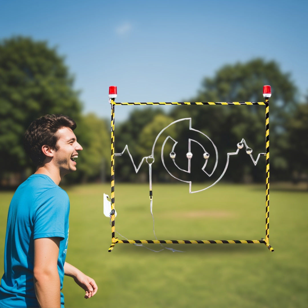 Electric Buzz Wire Game for Adults – Ultimate Focus Challenge with a Sturdy Metal Frame!