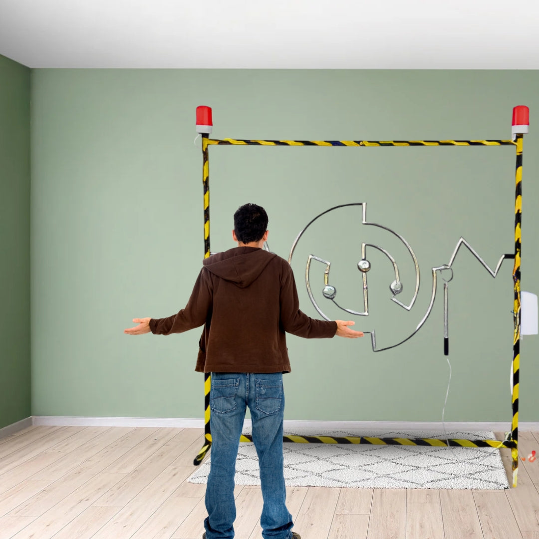 Electric Buzz Wire Game for Adults – Ultimate Focus Challenge with a Sturdy Metal Frame!