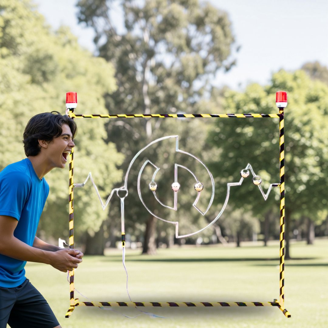 Electric Buzz Wire Game for Adults – Ultimate Focus Challenge with a Sturdy Metal Frame!