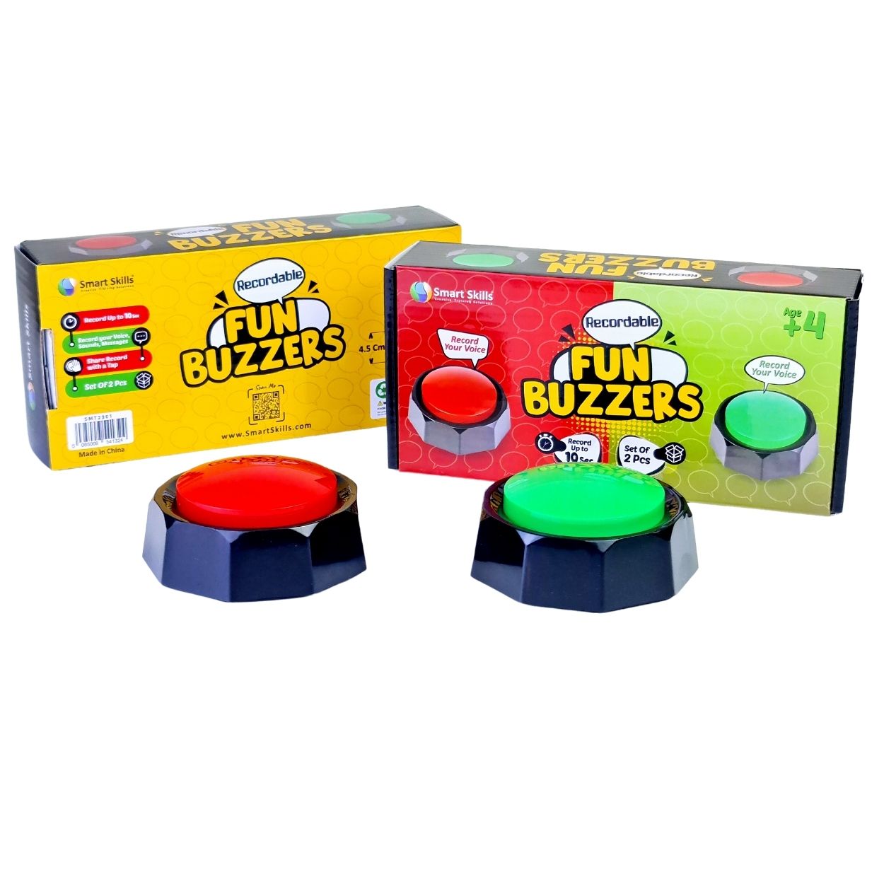 Recordable Fun Buzzers - Set Of 2